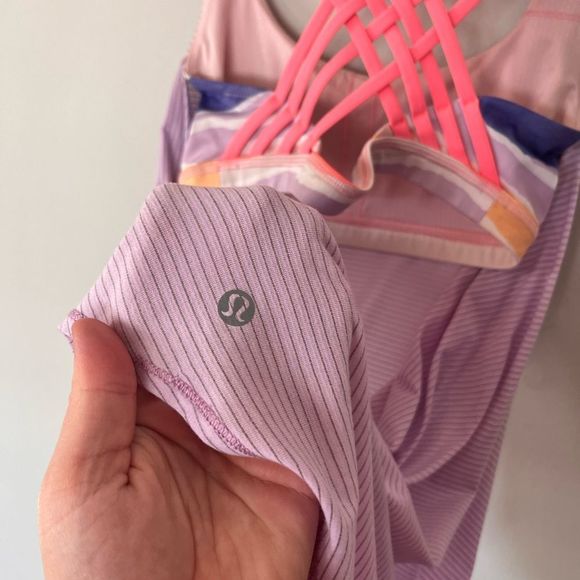 Lululemon Athletica Purple Pink Backless Tank Top - Picture 8 of 8